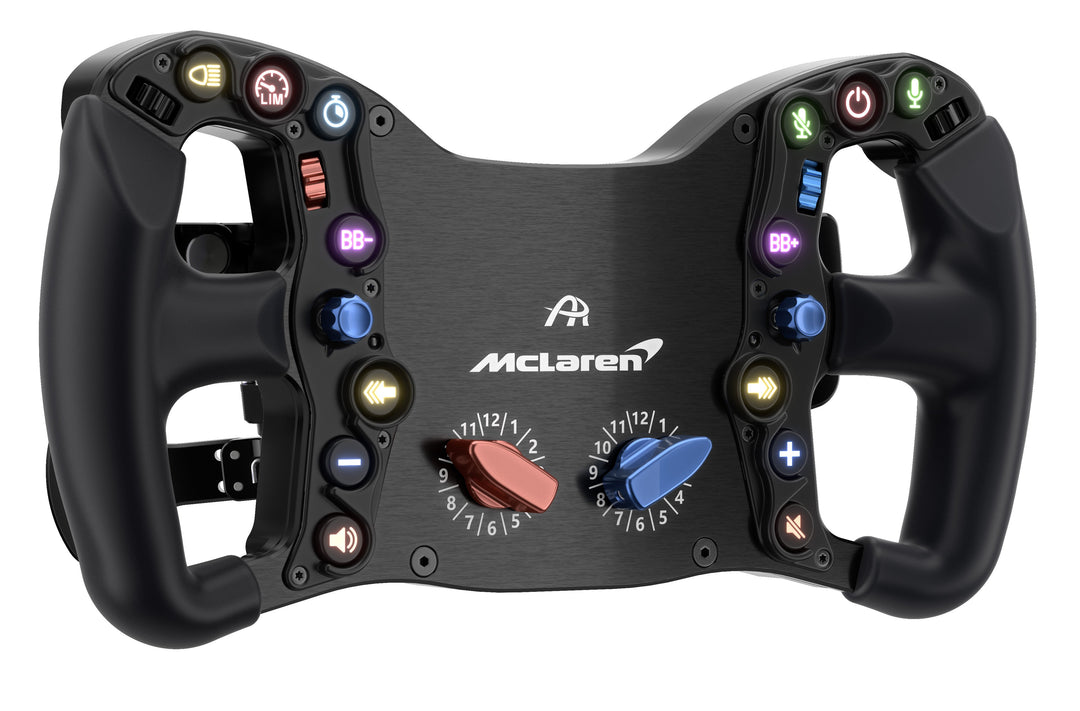 McLaren Artura PRO steering wheel with dual controls