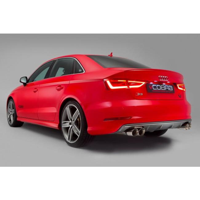Cobra Exhausts Audi S3 (8V) Saloon (Valved) (13-18) Turbo Back Performance Exhaust-7