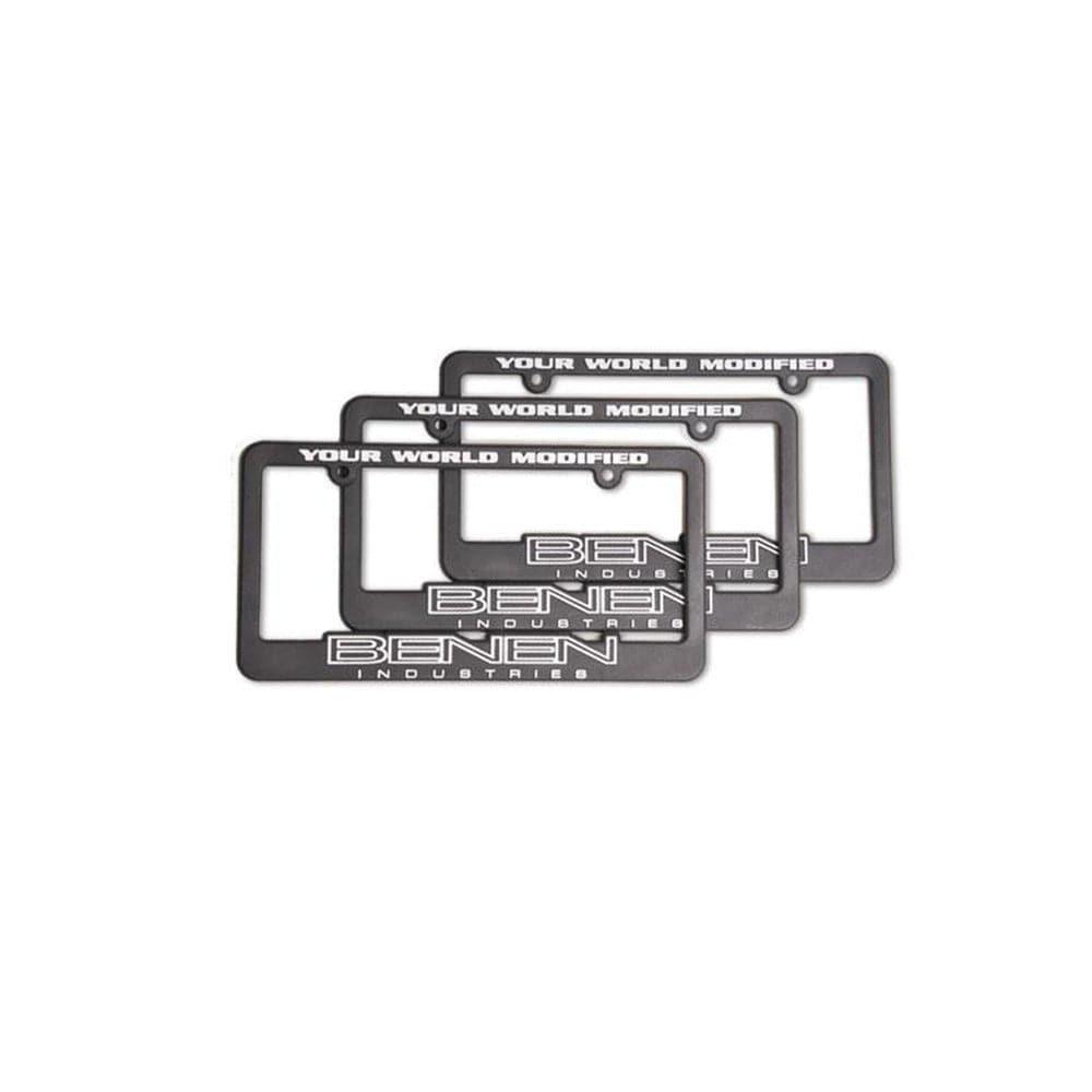 benen industries license plate frame 120757
