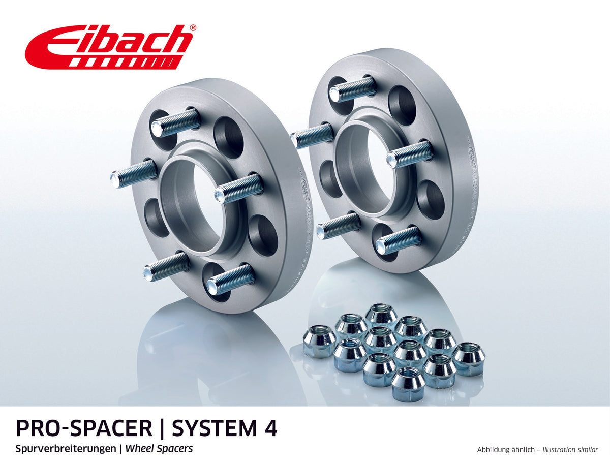 Eibach Pro-Spacer Kit (Pair Of Spacers) 20mm Per Spacer (System 4) S90-4-20-059 (Silver)