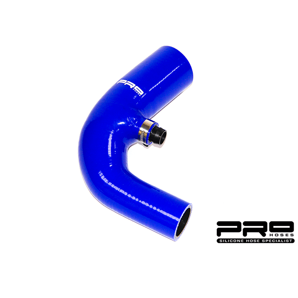 Airtec Motorsport Pro Hoses Secondary Induction Hose for 1.0 EcoBoost (Front Turbo) - Bright Yellow, WITH Stainless Clips - PH/INDFO8-100869