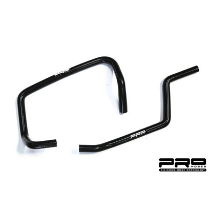 Airtec Motorsport Pro Hoses Two-Piece Heater Hose Kit for Focus RS Mk1 - Gloss Black, WITH Stainless Clips - PH/HEAFO1-101051