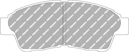 Ferodo FCP867H manufacturer pad-profile technical drawing; not to scale
