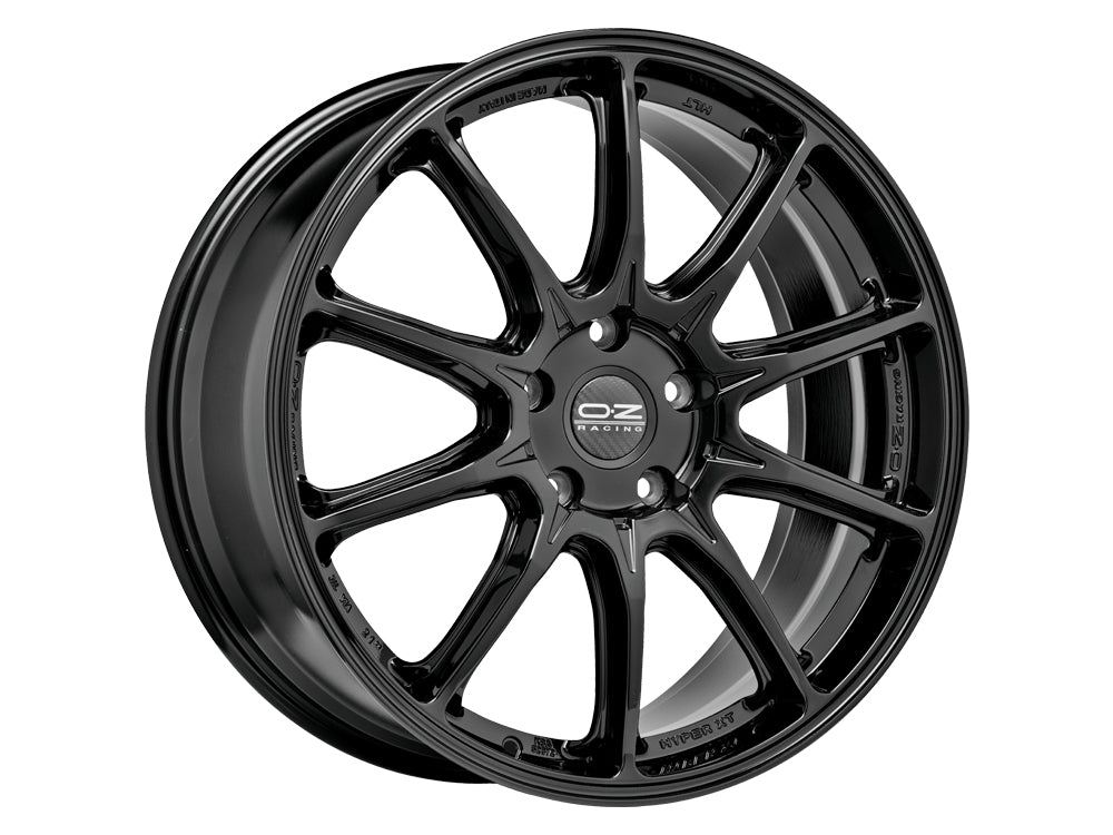 OZ Racing HyperXT HLT Gloss Black representative image; W01A52003O2