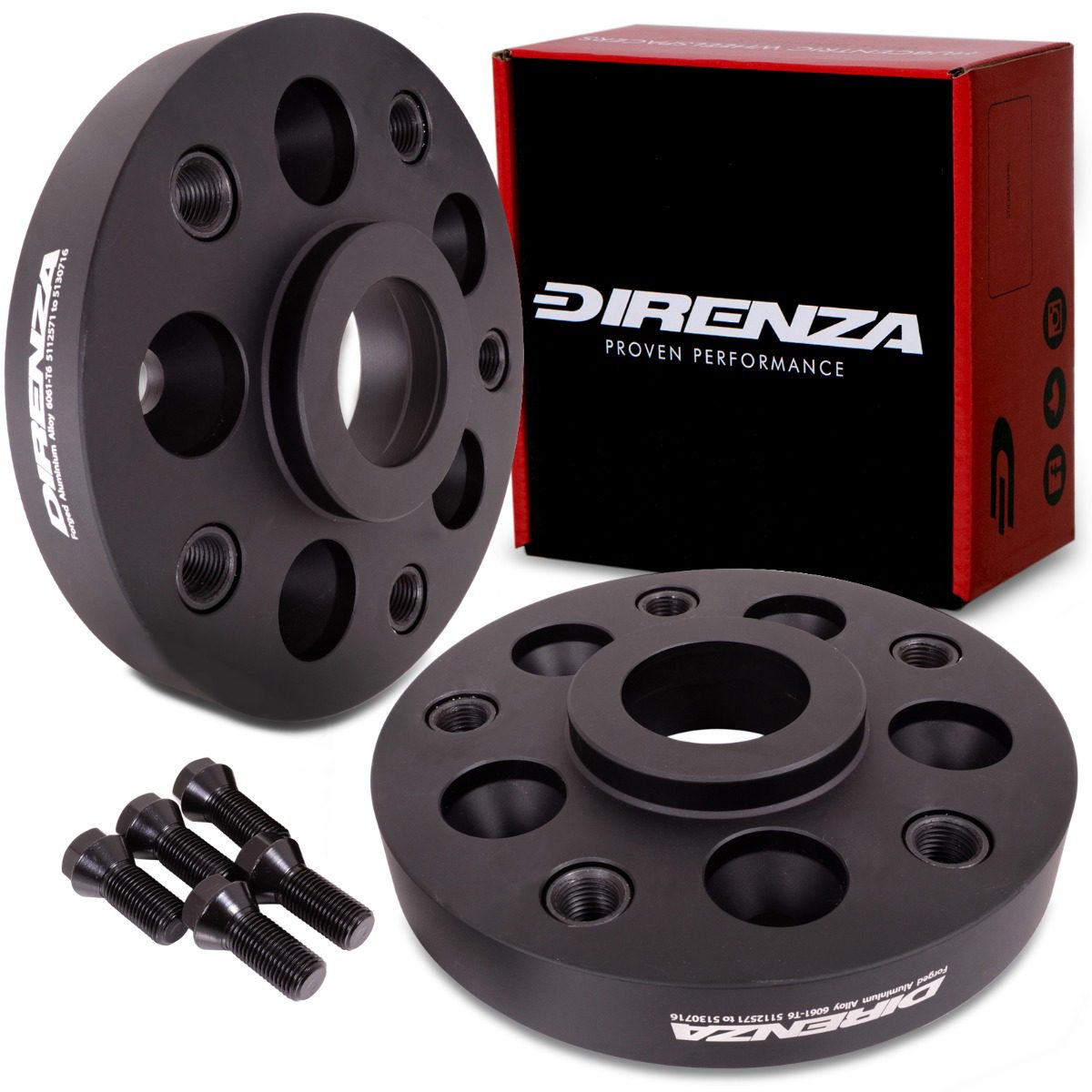 Gravity Performance Direnza 25mm Wheel Spacers - Pair - SEAT to Porsche | 5×112-5×130