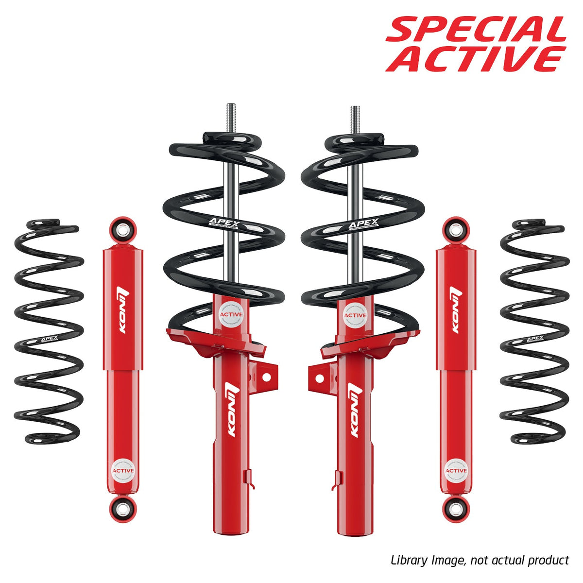 Koni Special-Active Suspension Kit 1135-3692-1B for Audi A4 Avant 1.6i, 1.8T, 2.0i, 2.4i, 3.0i, 1.9TDi, 2.5TDi (2000 > 2007)