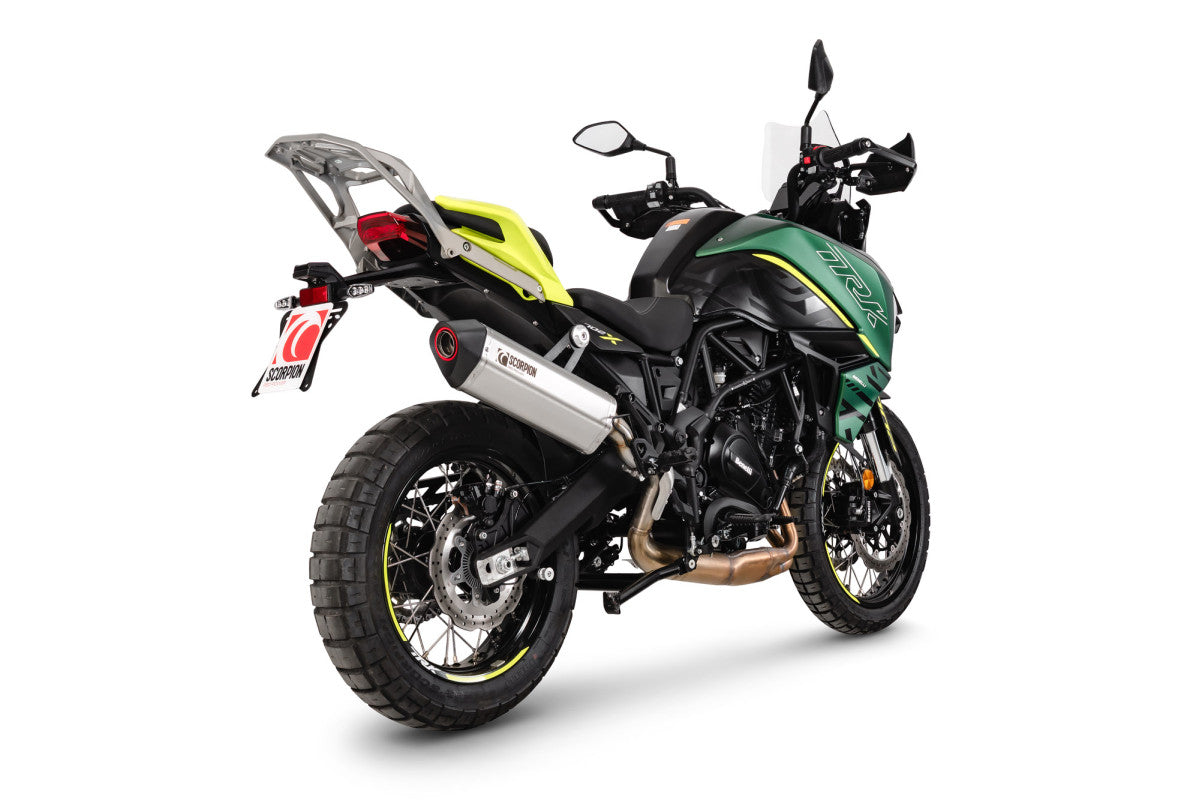 Scorpion RBN102SEO Serket Parallel exhaust on Benelli TRK 702/702X