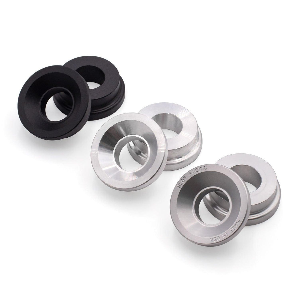 2-pc Solid Shifter Bushing Kit, Front - For B-Series transmission - Raw