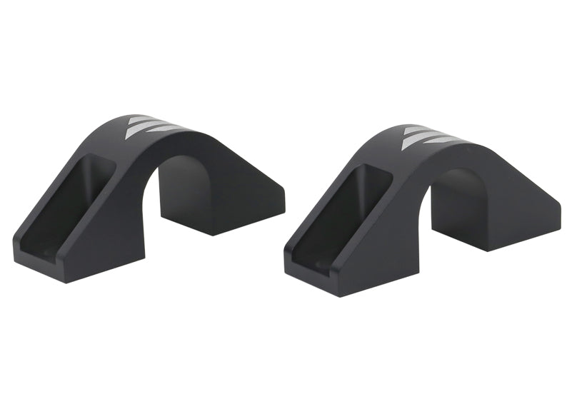 Whiteline billet alloy universal sway bar saddle mount, 62–88mm slotted mounting hole | KBR10