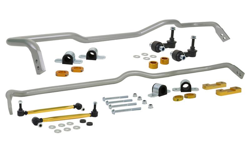 Whiteline BWK019 front and rear sway bar kit: 26 mm adjustable front and 24 mm adjustable rear