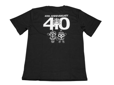 TEIN 40th anniversary limited edition T-shirt, front view. Sizes L, M and XL (TN004-024).