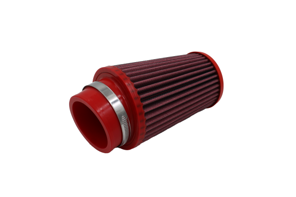 BMC FBTW65-150P Twin Air conical filter with plastic top and angled flange
