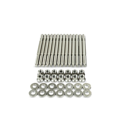 Nickled upgrade head stud set for BMW M54