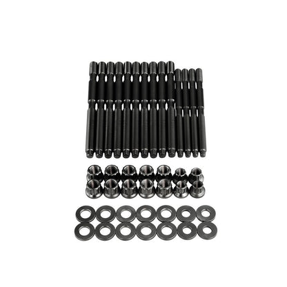Burnished head stud set for BMW N55 engine