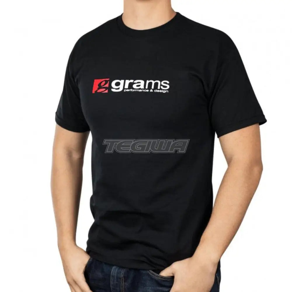 Grams Performance Logo T-Shirt Black Medium