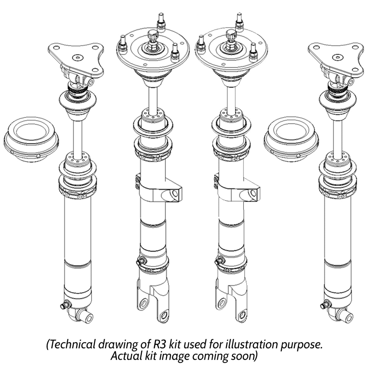 Nitron Alfa Romeo Giulia Veloce R3 Suspension Kit, manufacturer image 1