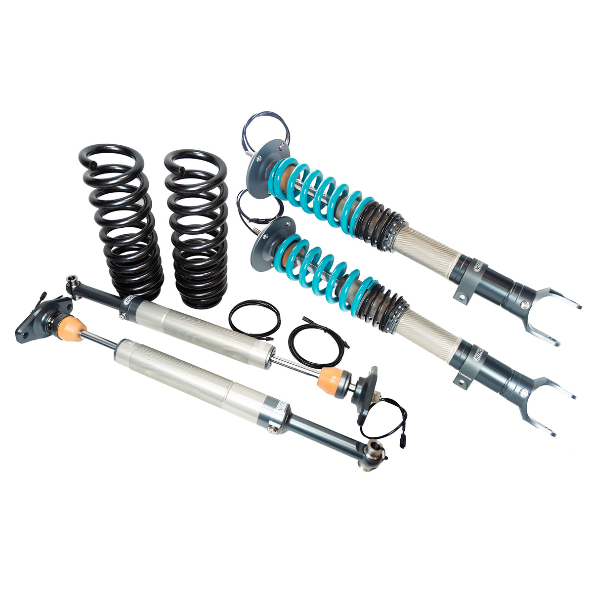 Nitron Dodge Challenger elec-TRON R1 coilover kit, SKU NTCDG011ER1_