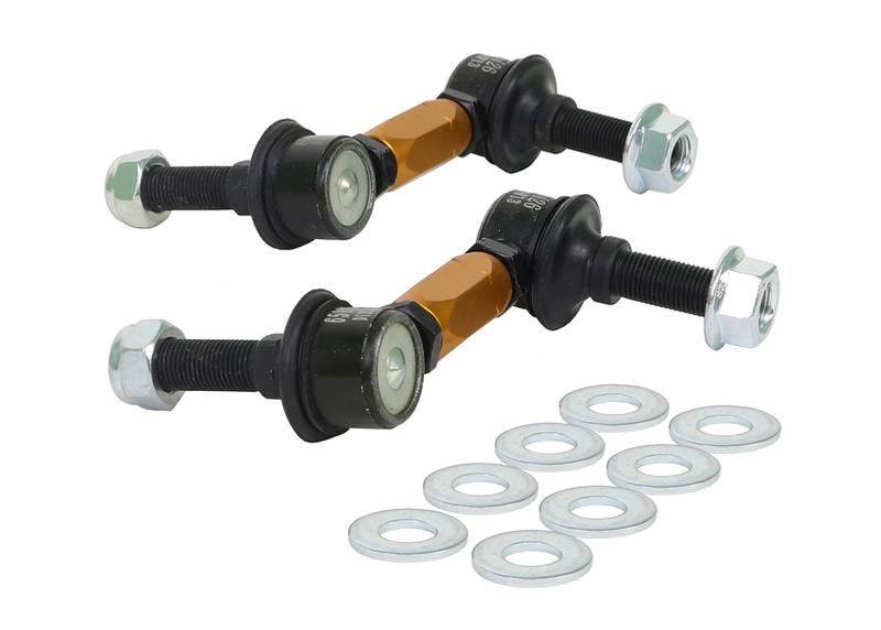 Whiteline Universal Adjustable Sway Bar Link, 12mm Stud, 90–115mm (KLC110)