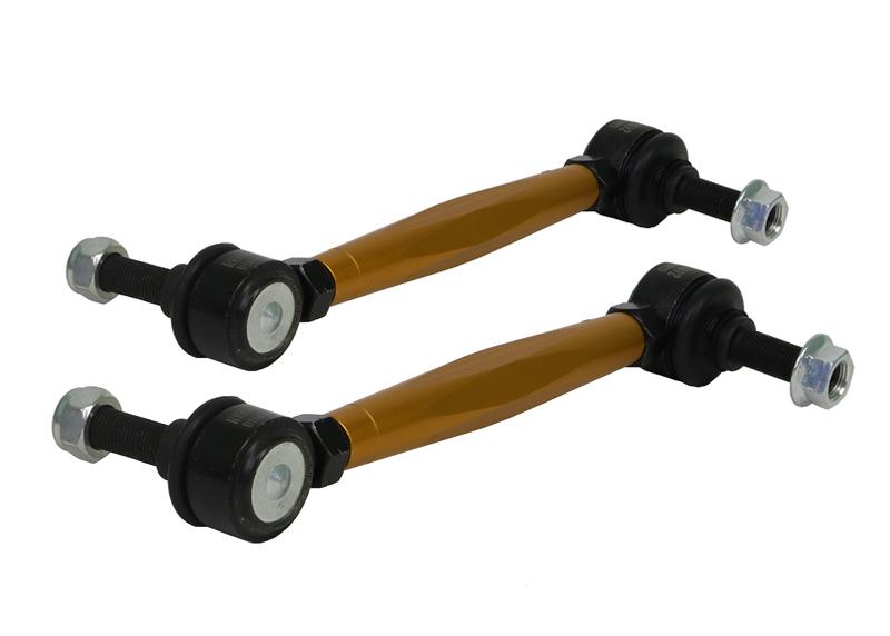 Whiteline Front Adjustable Heavy-Duty Sway Bar Link, 12mm Ball Stud, 225–250mm (KLC179)